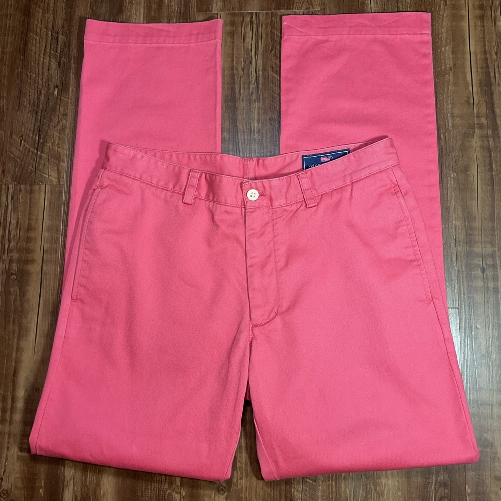 Vineyard Vines Slim Fit Club Pant Men’s 32x32 Coral Pink